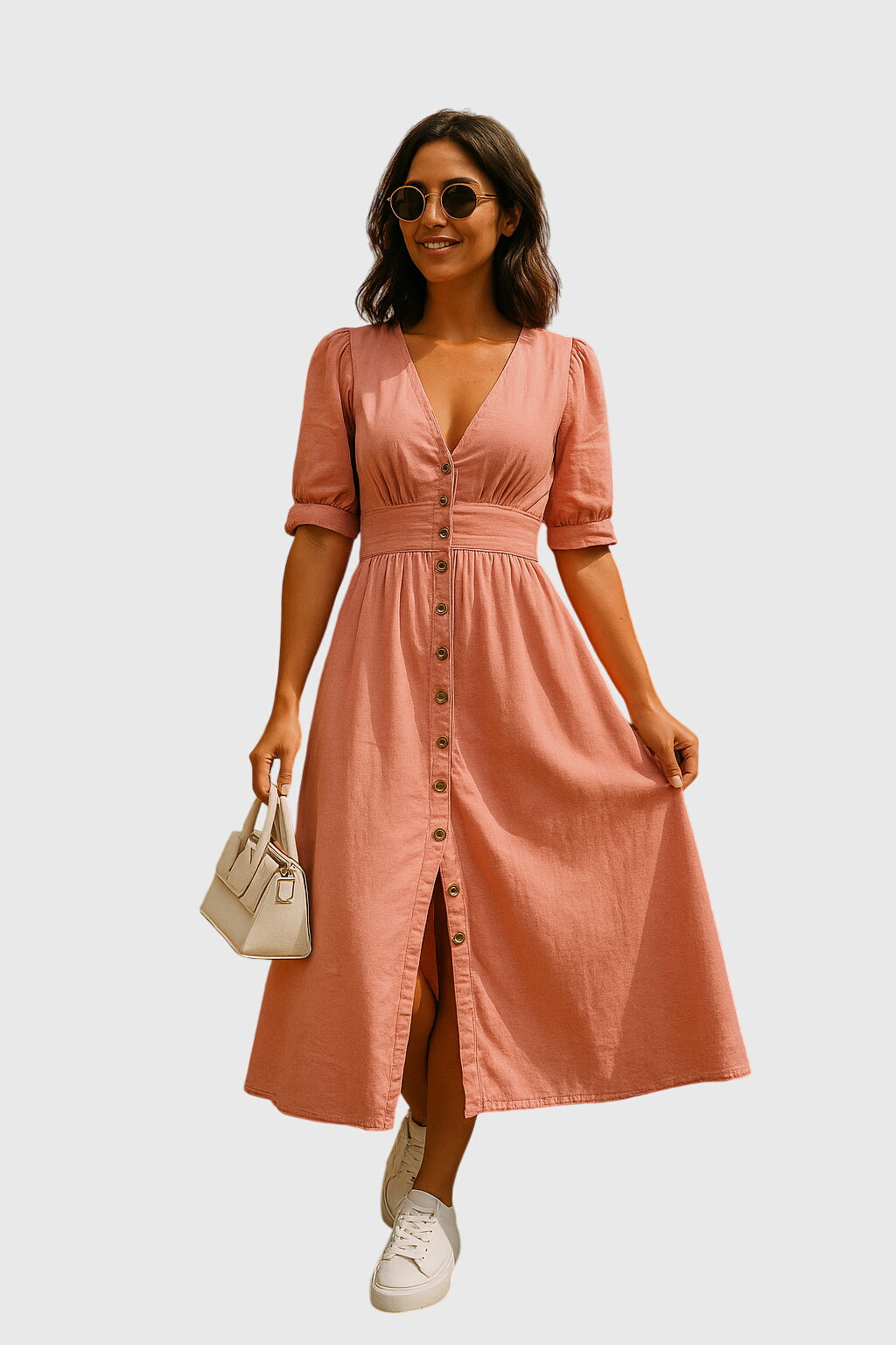 Jacqueline™ | Elegant Denim Dress