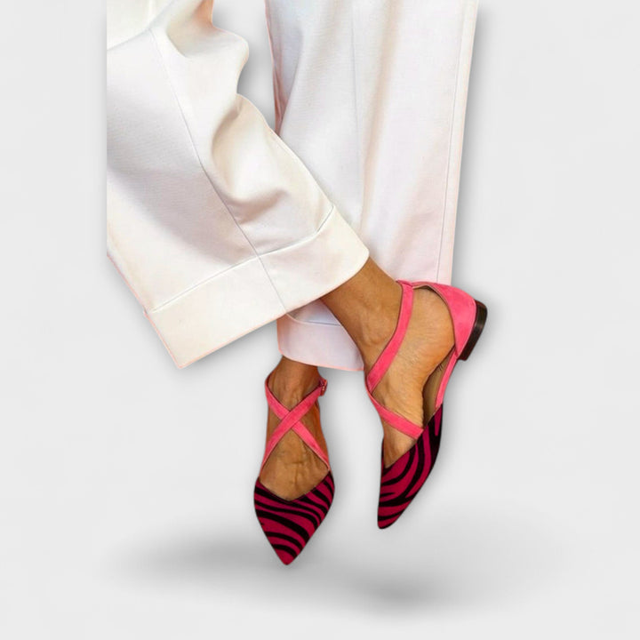 Zarella – Zebra Flats in Pink Power