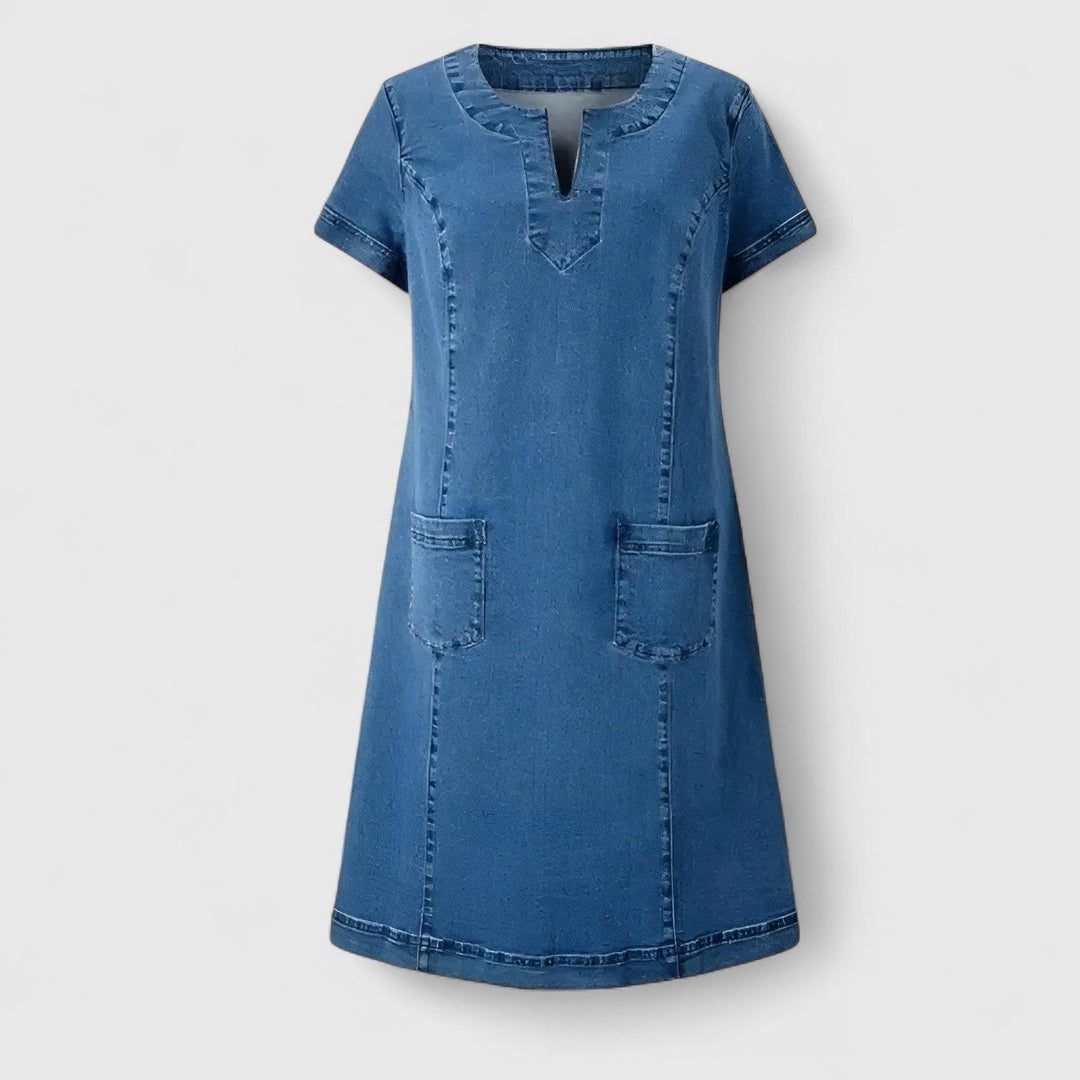 Christine | Elegant Denim Dress