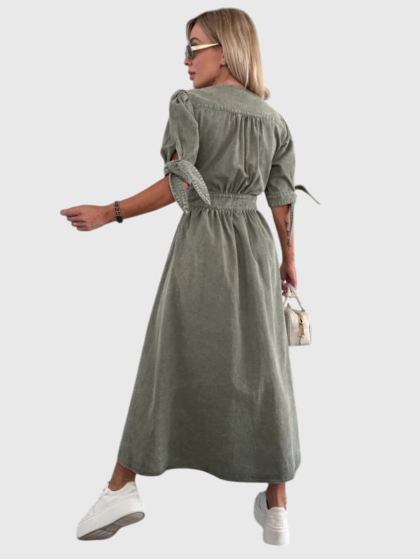 Sophia™ | Elegant Denim Dress