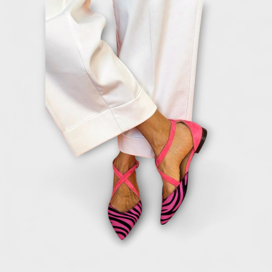 Zarella – Zebra Flats in Pink Power