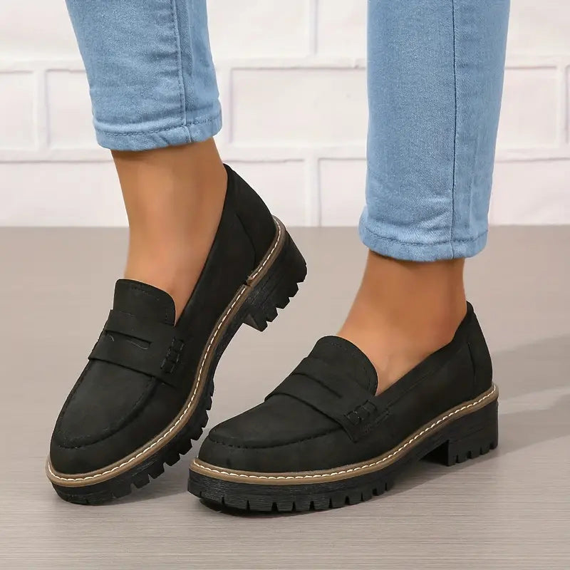 Elara | All-Day Comfort Chunky Loafers